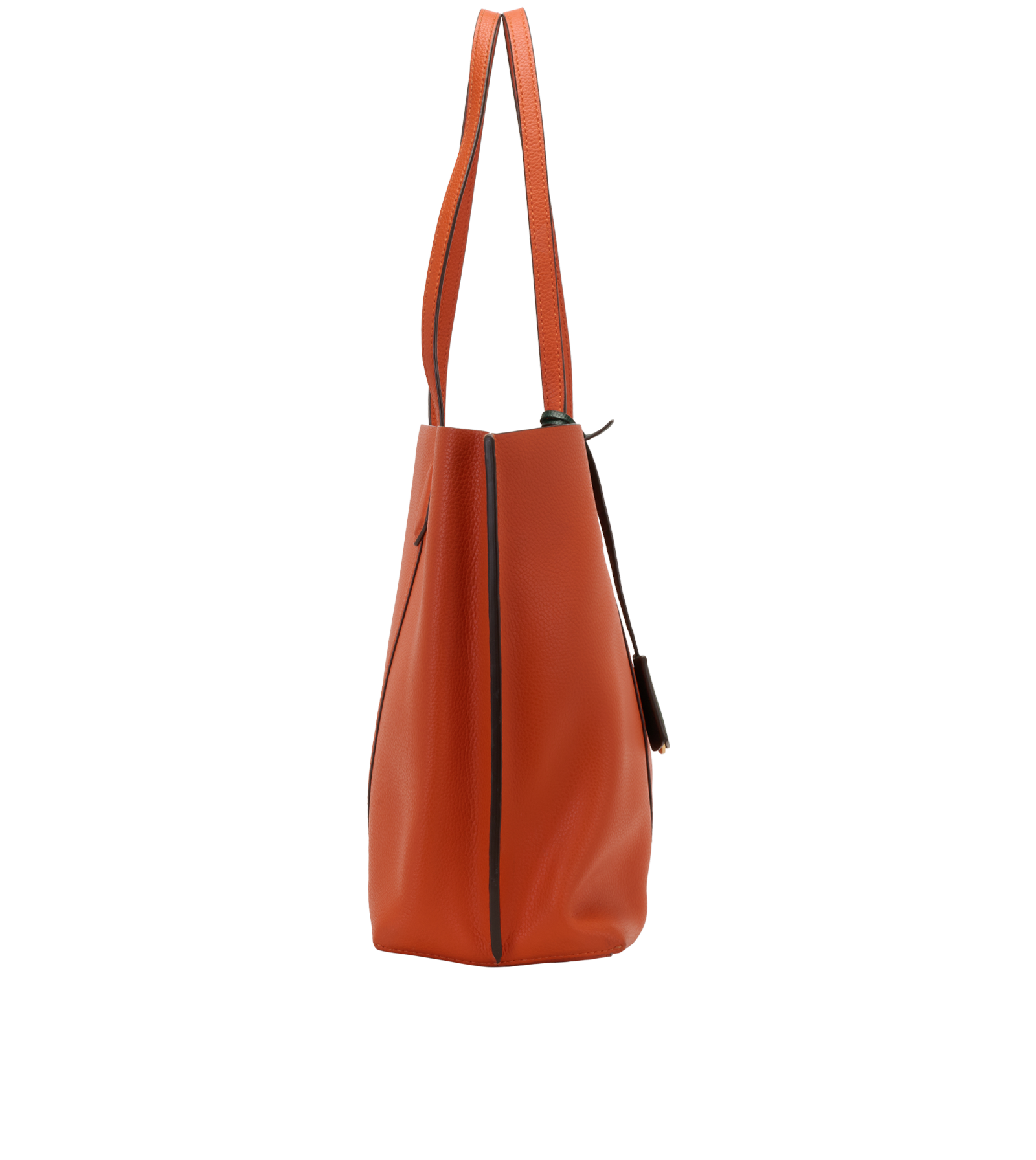 Perry Tote, &pound;110, Handbags, Orange, Leather, Side view